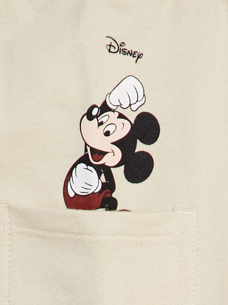 Joggers in french terry 'Disney' BEIGE - Kiabi