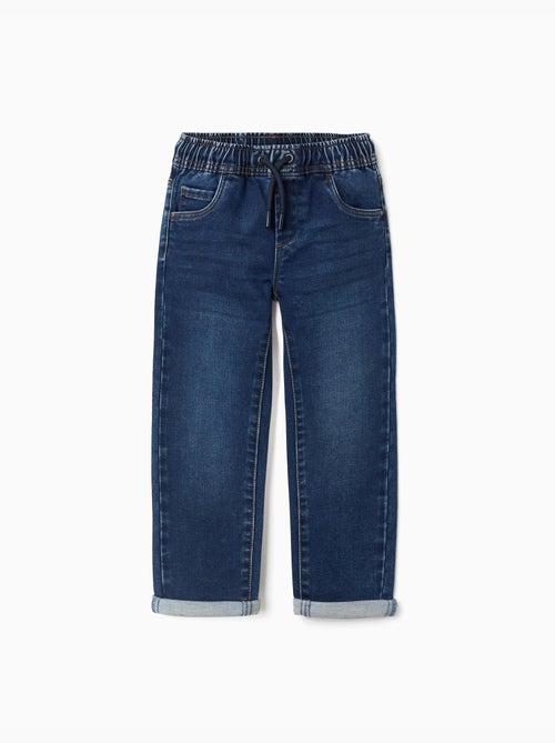 Joggers in jeans con coulisse e 5 tasche - Kiabi Joggers in jeans con coulisse e 5 tasche - Kiabi