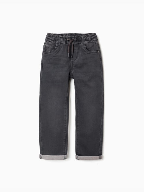 Joggers in jeans con coulisse e 5 tasche - Kiabi Joggers in jeans con coulisse e 5 tasche - Kiabi