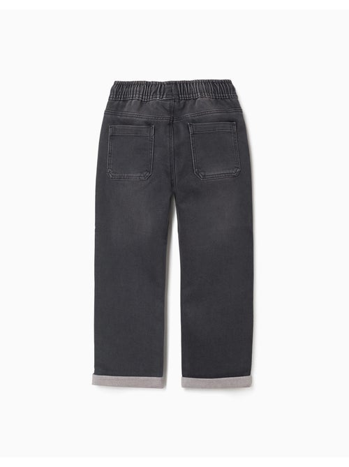 Joggers in jeans con coulisse e 5 tasche - Kiabi Joggers in jeans con coulisse e 5 tasche - Kiabi