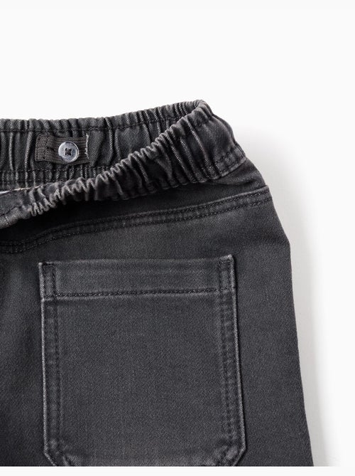 Joggers in jeans con coulisse e 5 tasche - Kiabi Joggers in jeans con coulisse e 5 tasche - Kiabi