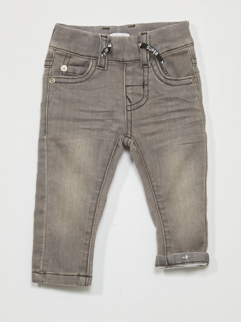 Joggers in jeans GRIGIO - Kiabi