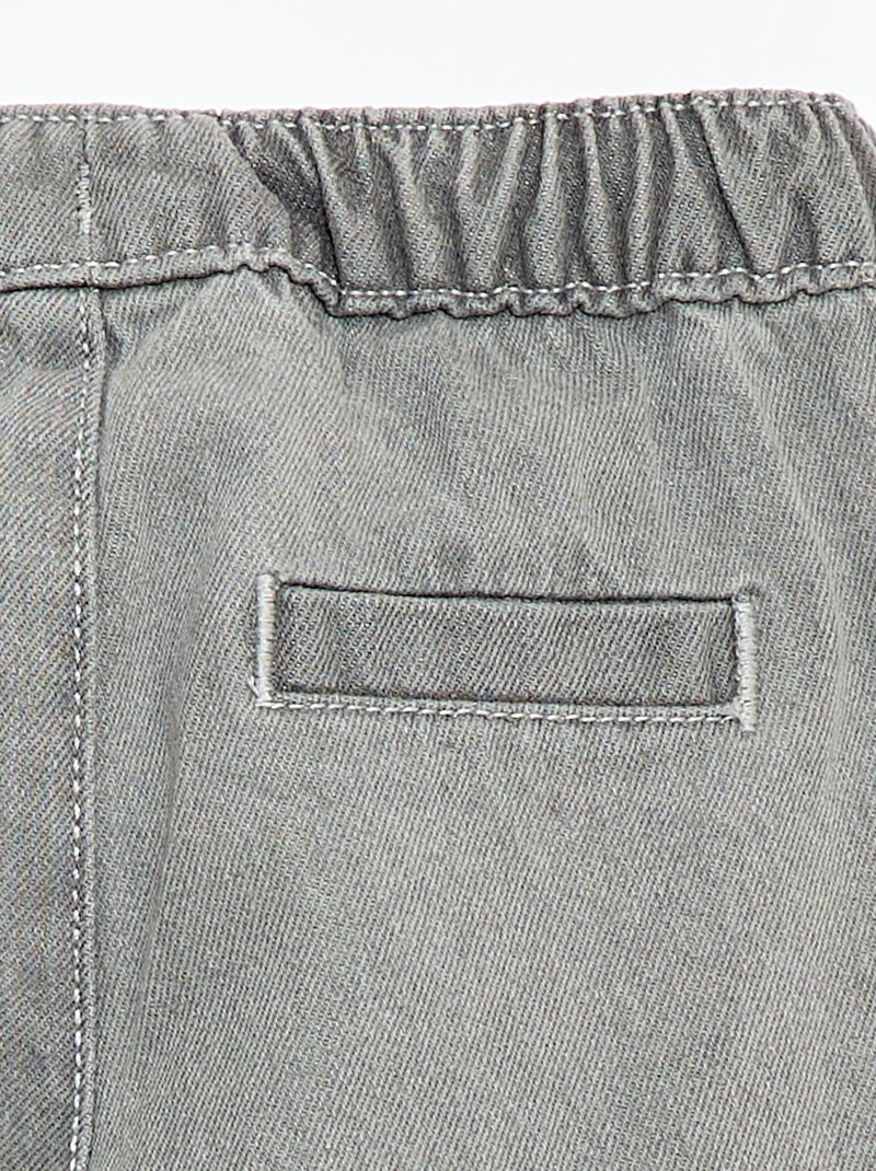 Joggers in jeans Grigio - Kiabi