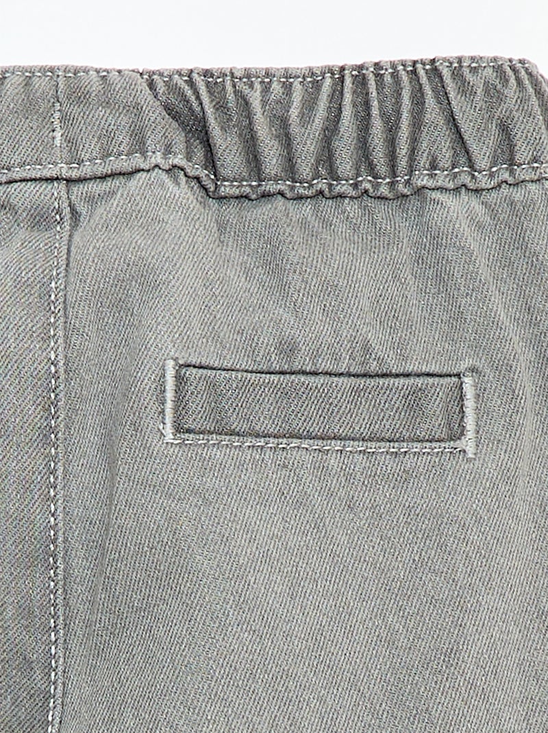 Joggers in jeans Grigio - Kiabi