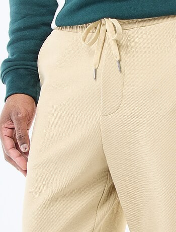 Joggers in maglia piqué