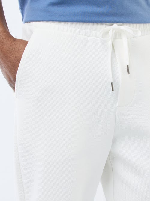 Joggers in maglia piqué - Kiabi