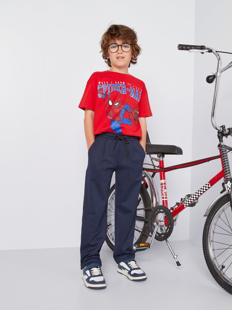 Joggers in maglia piqué Blu - Kiabi
