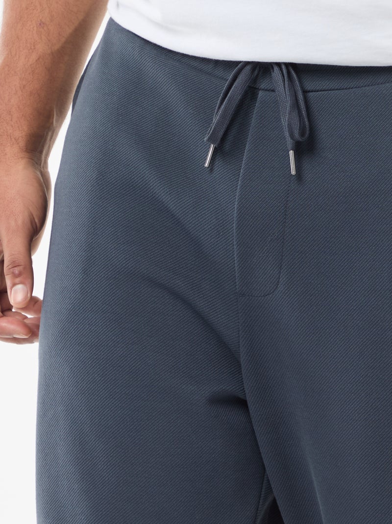 Joggers in maglia piqué Blu - Kiabi