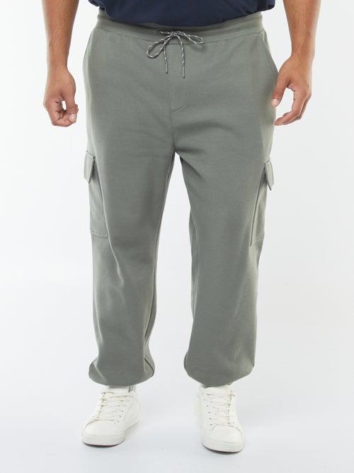 Joggers in maglia piqué con tasche con patta - Kiabi