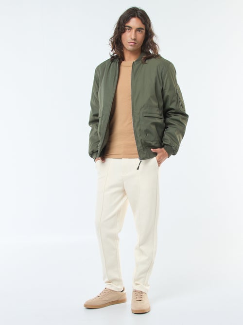 Joggers in maglia piqué tinta unita - Kiabi