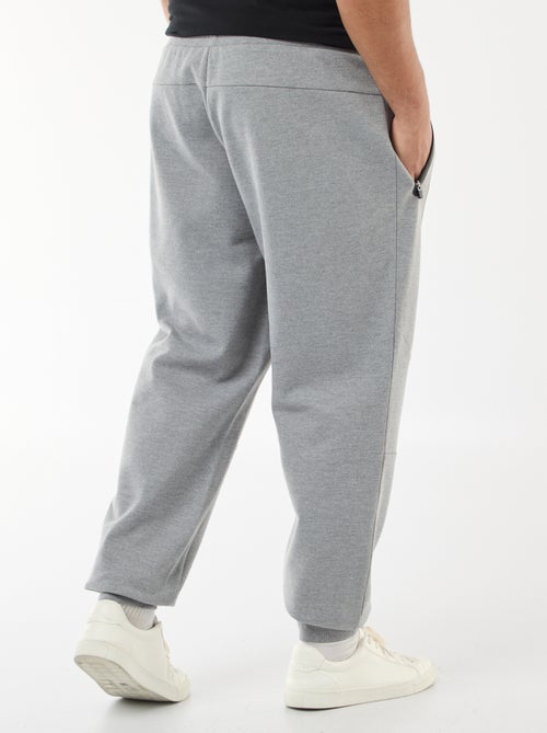 Joggers in maglia piqué tinta unita in cotone - Kiabi