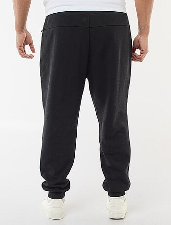 Joggers in maglia piqué tinta unita in cotone