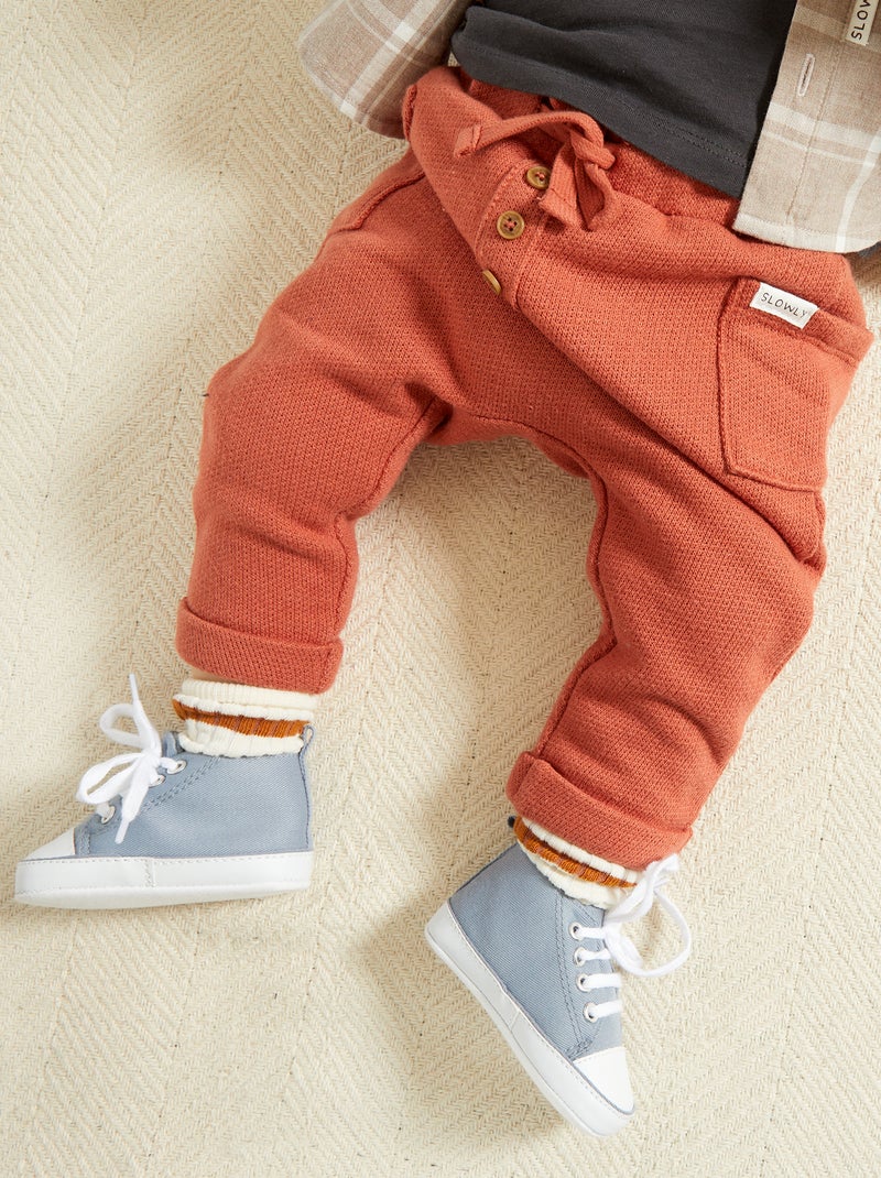 Joggers in maglia ROSSO - Kiabi