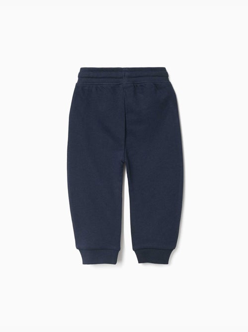 Joggers in pile con coulisse e stampa - Kiabi