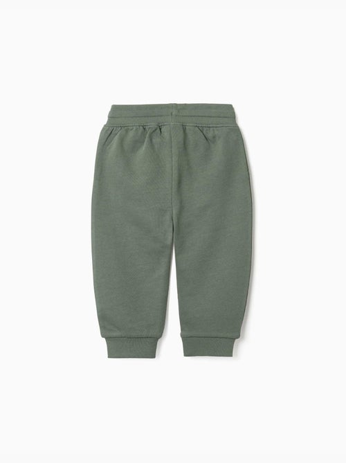 Joggers in pile con coulisse e stampa - Kiabi