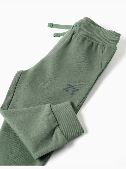 Joggers in pile con coulisse e stampa - Kiabi