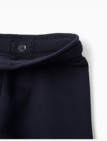 Joggers in pile spazzolato con tasche cargo