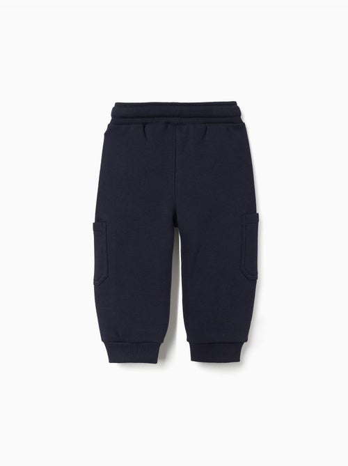 Joggers in pile spazzolato con tasche cargo - Kiabi