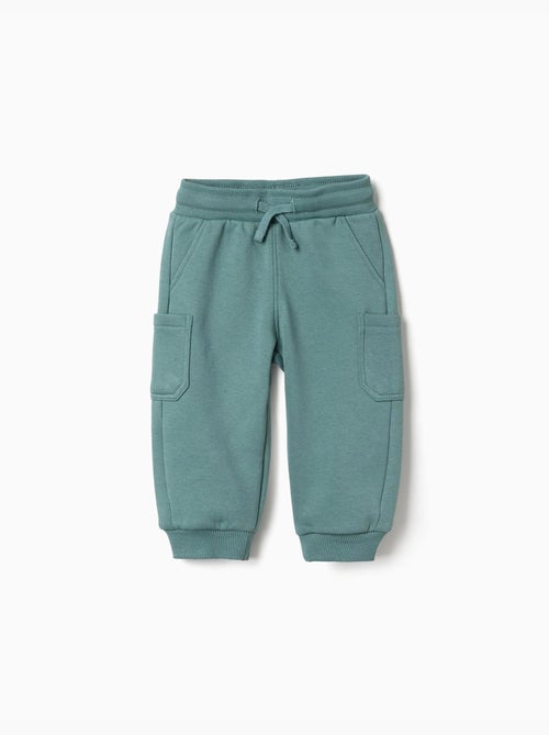 Joggers in pile spazzolato con tasche cargo - Kiabi