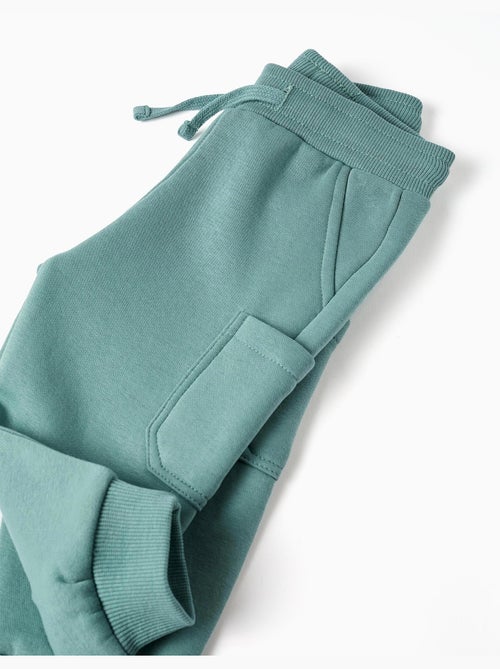 Joggers in pile spazzolato con tasche cargo - Kiabi