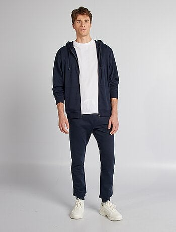 Joggers in tessuto felpato - L36