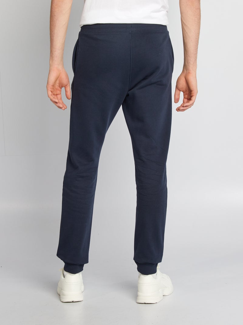 Joggers in tessuto felpato - L36 BLU - Kiabi