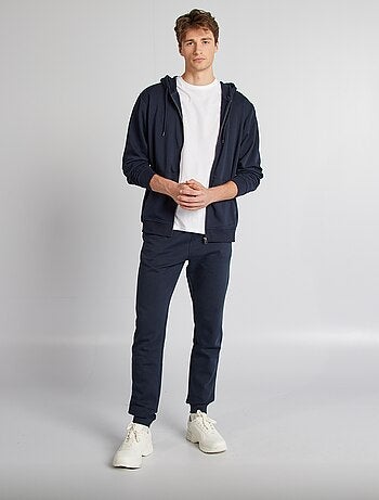 Joggers in tessuto felpato - L38