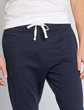 Joggers in tessuto felpato - L38