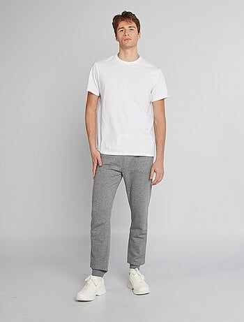 Joggers in tessuto felpato - L38
