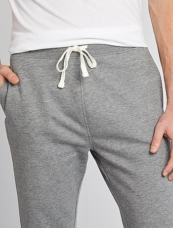 Joggers in tessuto felpato - L38