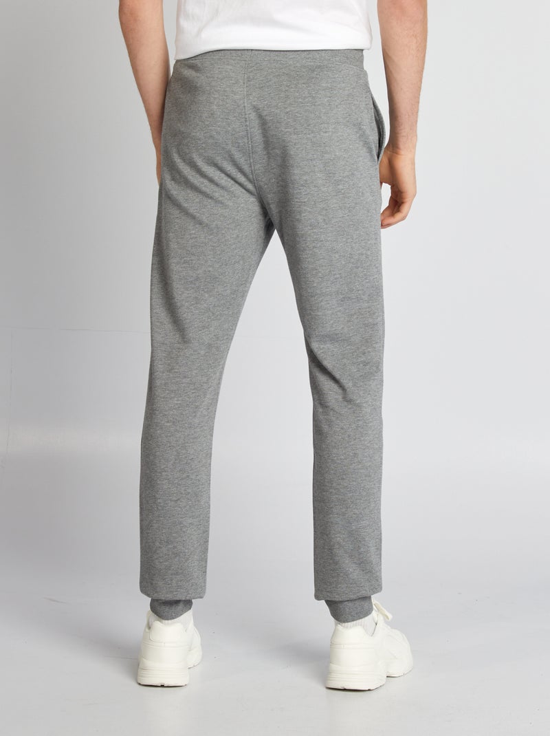 Joggers in tessuto felpato - L38 GRIGIO - Kiabi