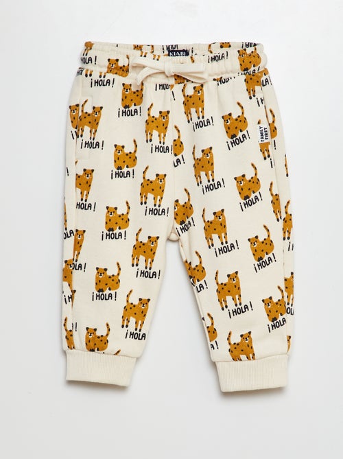 Joggers in tessuto felpato - Kiabi