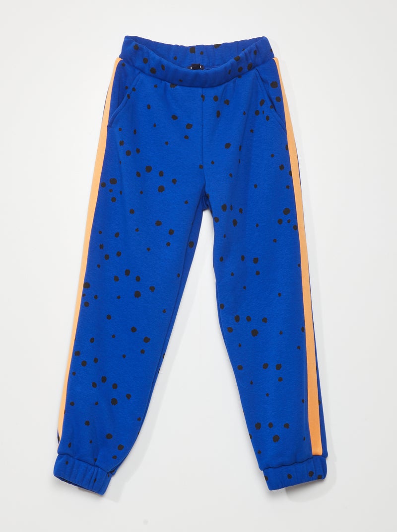 Joggers in tessuto felpato BLU - Kiabi