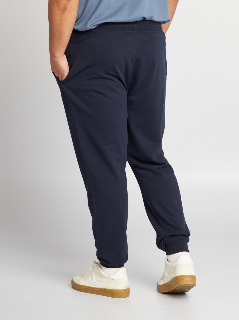 Joggers in tessuto felpato BLU - Kiabi