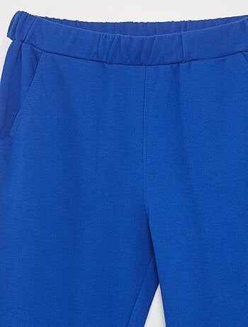 Joggers in tessuto felpato