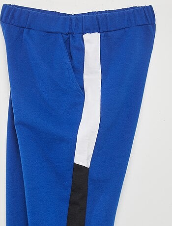 Joggers in tessuto felpato