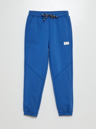 Joggers in tessuto felpato