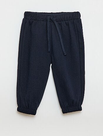 Joggers in tessuto felpato