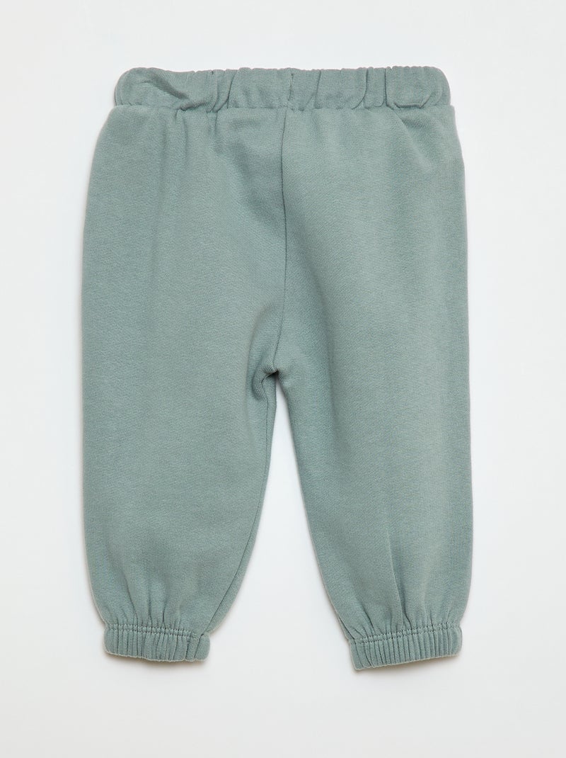 Joggers in tessuto felpato Blu - Kiabi
