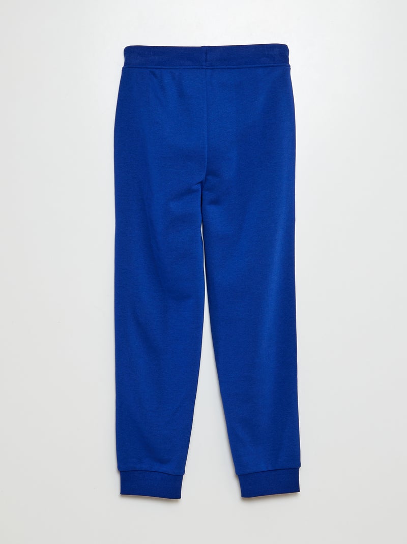 Joggers in tessuto felpato blu - Kiabi