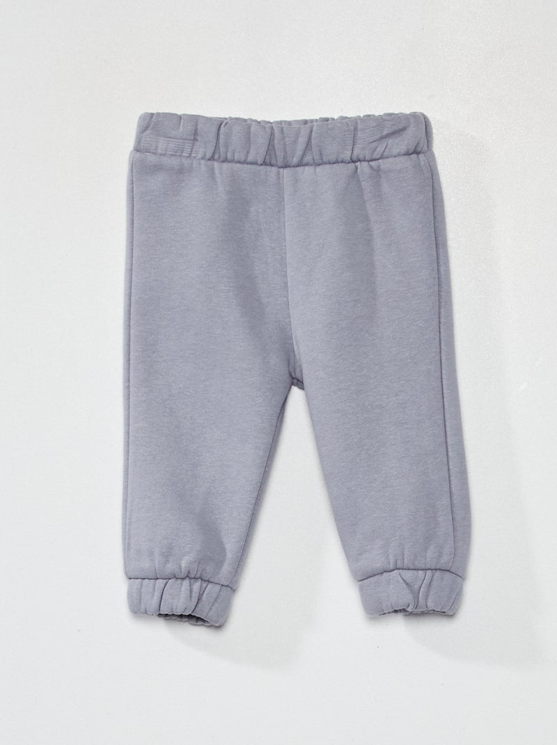 Joggers in tessuto felpato BLU - Kiabi