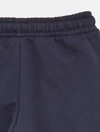 Joggers in tessuto felpato con tasche