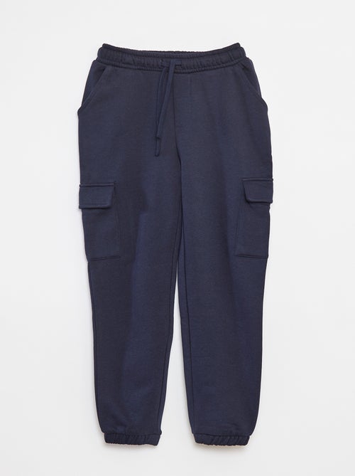Joggers in tessuto felpato con tasche - Kiabi