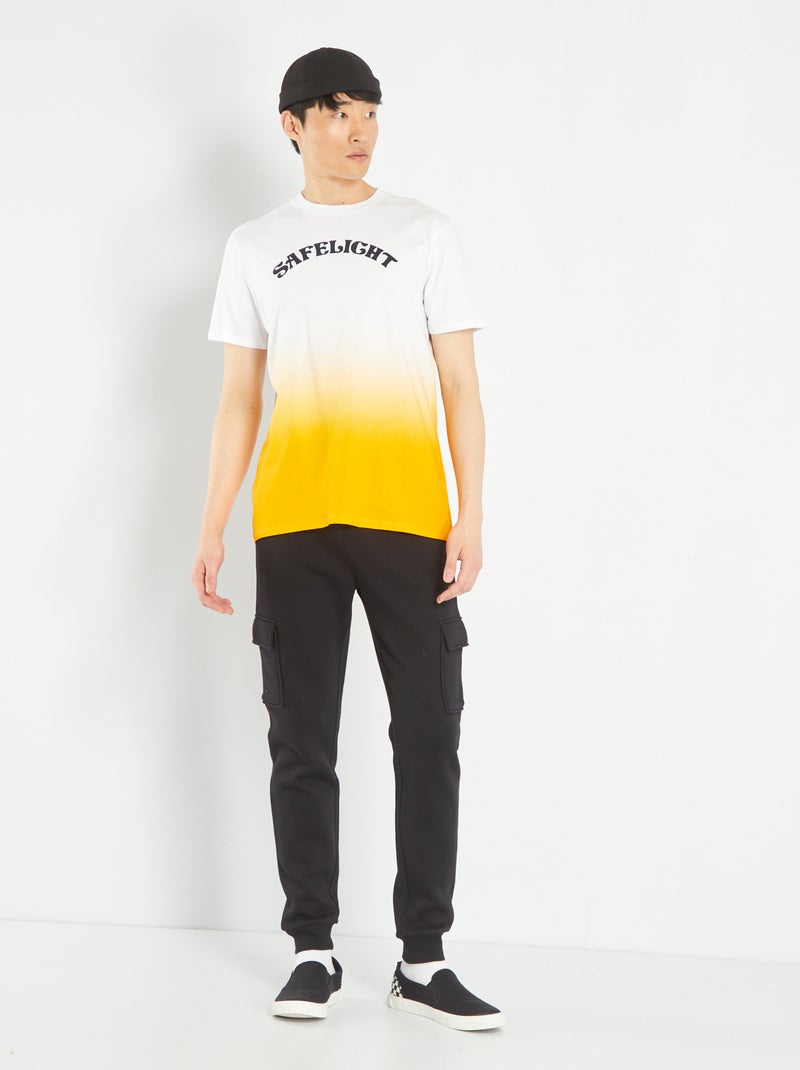 Joggers in tessuto felpato con tasche Nero - Kiabi