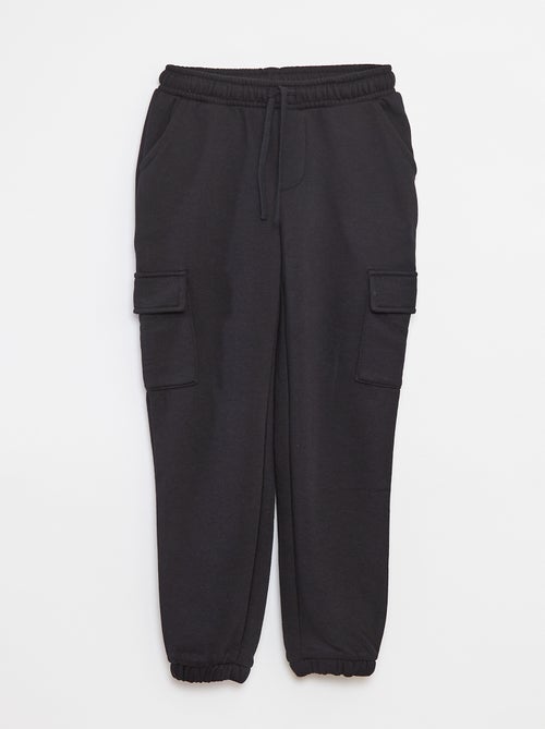 Joggers in tessuto felpato con tasche - Kiabi