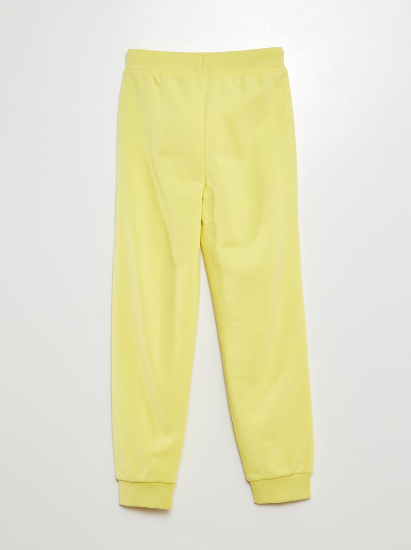 Joggers in tessuto felpato giallo - Kiabi