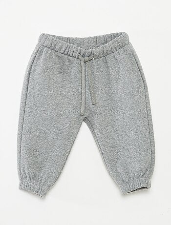 Joggers in tessuto felpato