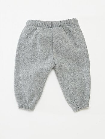Joggers in tessuto felpato
