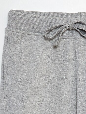 Joggers in tessuto felpato