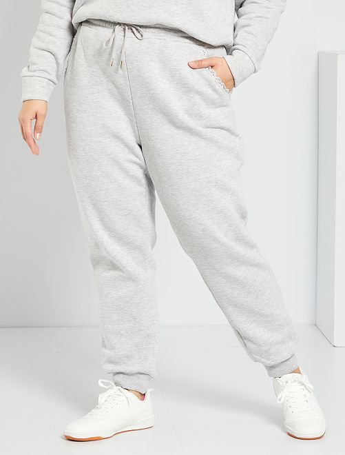 Joggers in tessuto felpato - GRIGIO - Kiabi - 18.00€